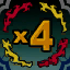 4408, HP Increase (4x)